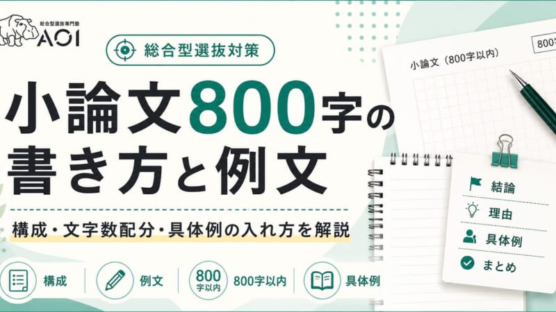 小論文800