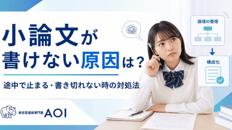 小論文書けない