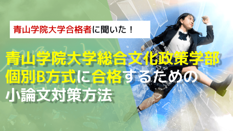 青山学院大学(総合文化政策学部・地球社会共生学部・法学部〈B方式〉・経営学部〈… 青山学院大学 総合文化政策学部・地球社会共生学部・経済学部B